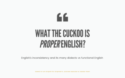 What is proper English anyway?