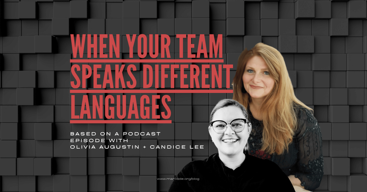 Olivia Augustin and Candice Lee discussing international team communication for non-native English speakers on the English for Engineers podcast