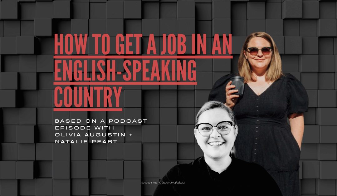 How to Get a Job in an English-Speaking Country